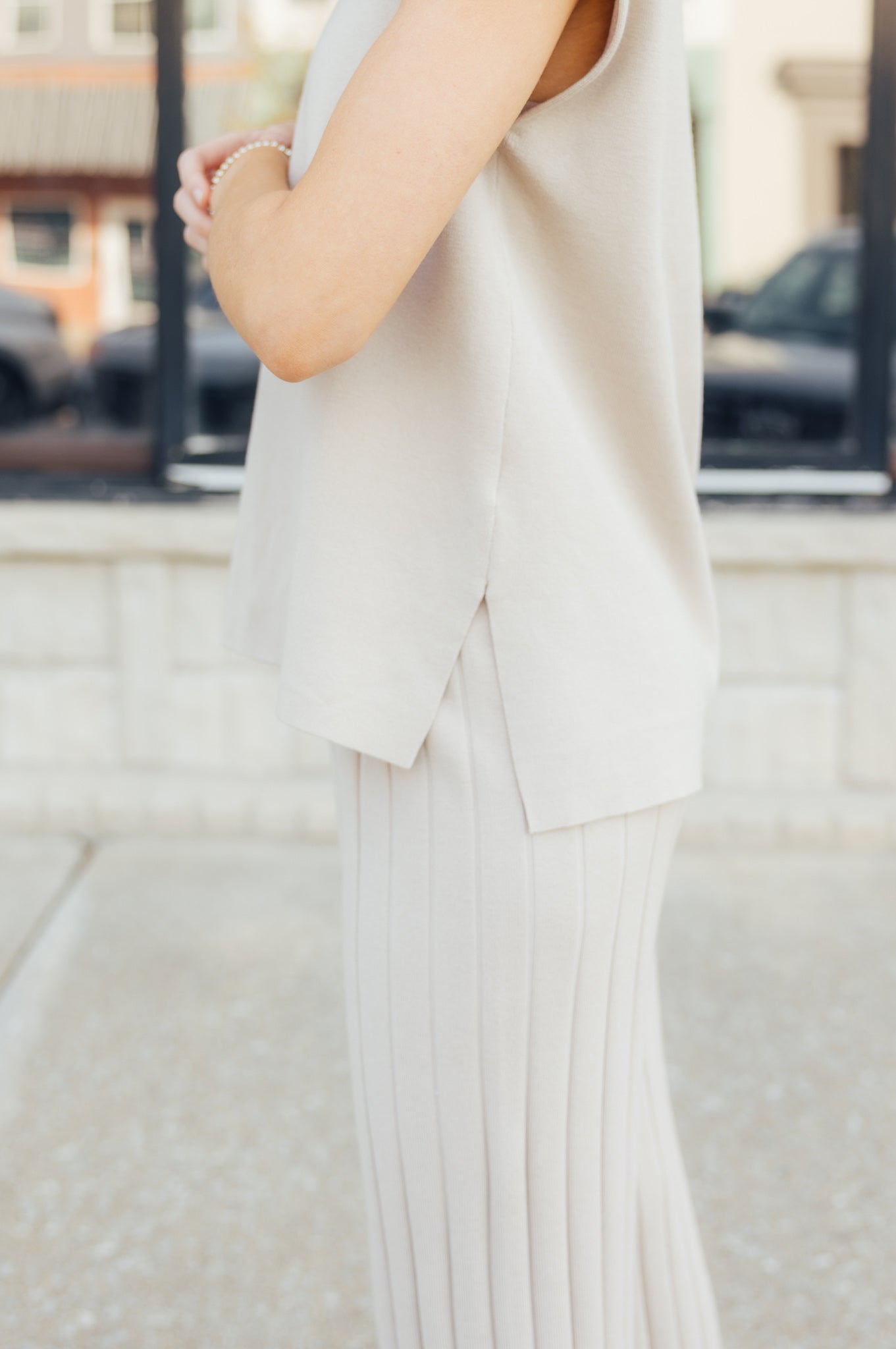 Champagne Sweater Pant Set